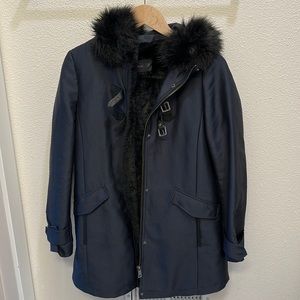 Zara Basic Hooded Buckle Parka